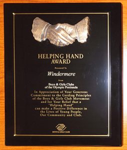 Windermere Helping Hand Award